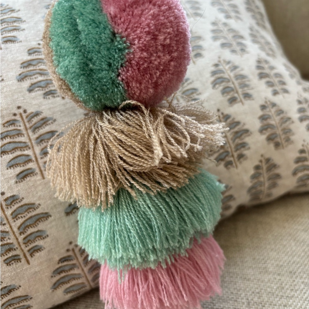 Colorful Pom-Pom Women's Bag Charm
